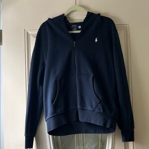 Polo by Ralph Lauren Men's Dark Blue Zip-Up Sweater